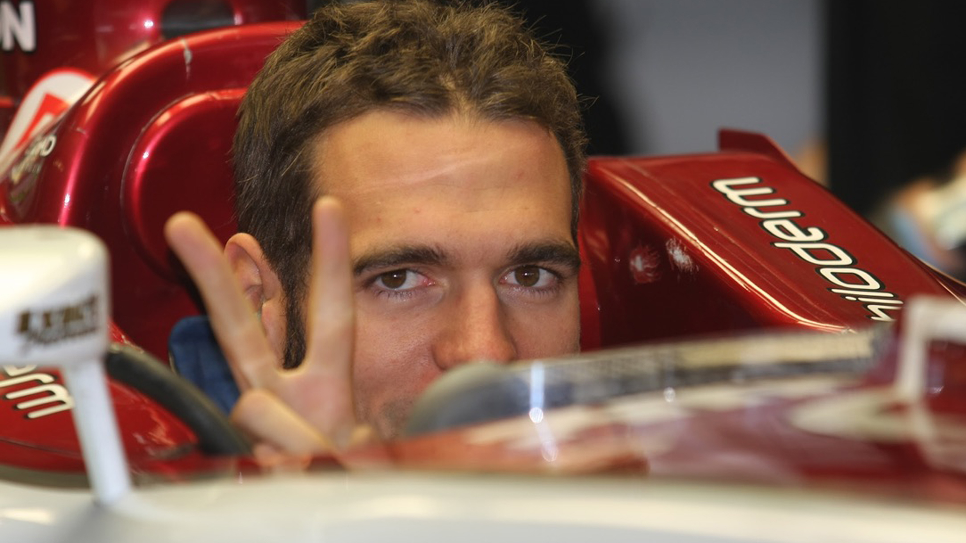 Retrato de Roldán en el cockpit