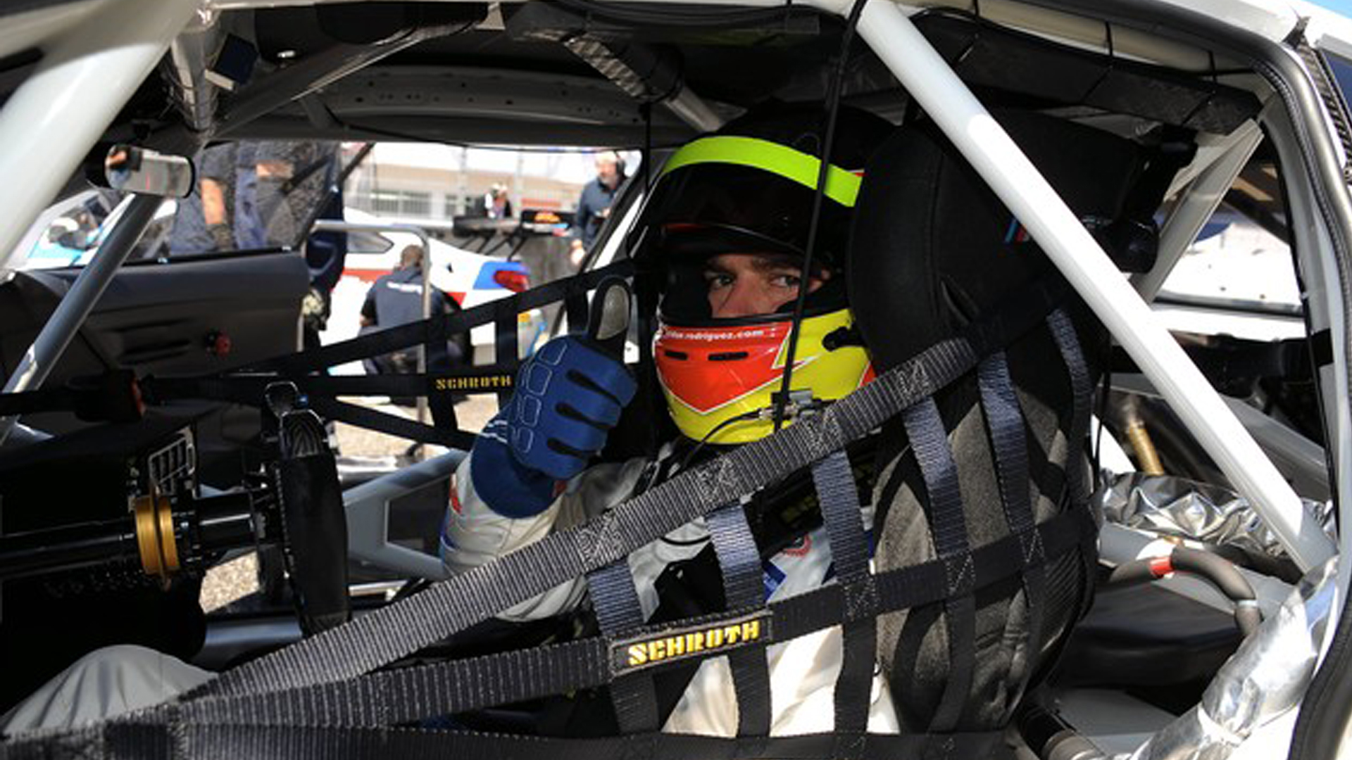 Roldán en el cockpit del BMW M6 GT3